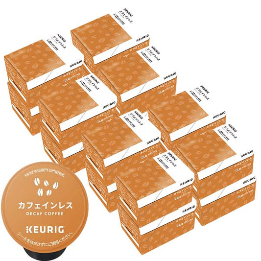 [送料無料] キューリグ Kカップ KEURIG K-Cup カプセルコーヒー カップス カフェインレス 16箱(8g×192カプセル)【3~4営業日以内に出荷】 カプセルコーヒー コーヒーメーカー コーヒーカプセル デカフェ ノンカフェイン