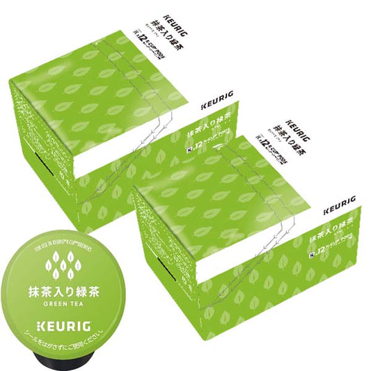 [送料無料] キューリグ Kカップ KEURIG K-Cup カプセルコーヒー カップス 抹茶入り緑茶 2箱(3g×24カプセル)【3~4営業日以内に出荷】 カプセルコーヒー コーヒーメーカー コーヒーカプセル お茶 まっちゃ