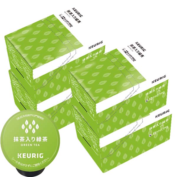 [送料無料] キューリグ Kカップ KEURIG K-Cup カプセルコーヒー カップス 抹茶入り緑茶 4箱(3g×48カプセル)【3~4営業日以内に出荷】 カプセルコーヒー コーヒーメーカー コーヒーカプセル お茶 まっちゃ