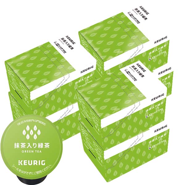 [送料無料] キューリグ Kカップ KEURIG K-Cup カプセルコーヒー カップス 抹茶入り緑茶 6箱(3g×72カプセル)【3~4営業日以内に出荷】 カプセルコーヒー コーヒーメーカー コーヒーカプセル お茶 まっちゃ
