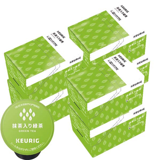 [送料無料] キューリグ Kカップ KEURIG K-Cup カプセルコーヒー カップス 抹茶入り緑茶 6箱(3g×72カプセル)【3~4営業日以内に出荷】 カプセルコーヒー コーヒーメーカー コーヒーカプセル お茶 まっちゃ