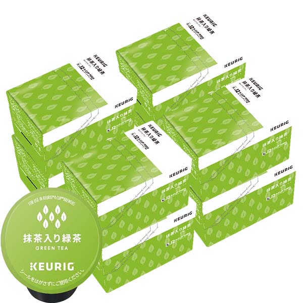[送料無料] キューリグ Kカップ KEURIG K-Cup カプセルコーヒー カップス 抹茶入り緑茶 8箱(3g×96カプセル)【3~4営業日以内に出荷】 カプセルコーヒー コーヒーメーカー コーヒーカプセル お茶 まっちゃ