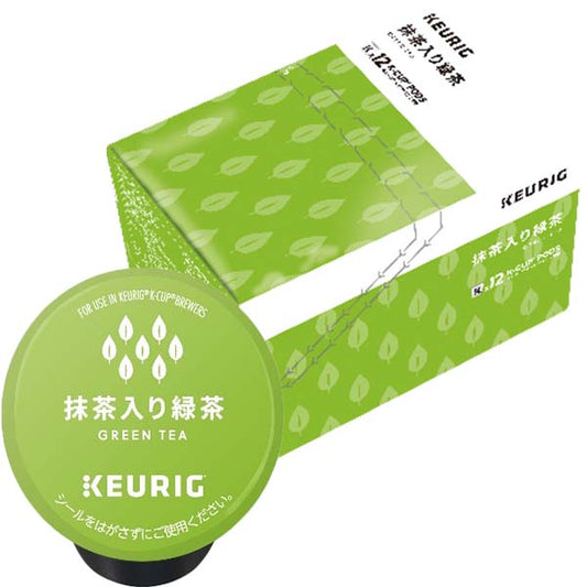 [送料無料] キューリグ Kカップ KEURIG K-Cup カプセルコーヒー カップス 抹茶入り緑茶 1箱(3g×12カプセル)【3?4営業日以内に出荷】 カプセルコーヒー コーヒーメーカー コーヒーカプセル お茶 まっちゃ