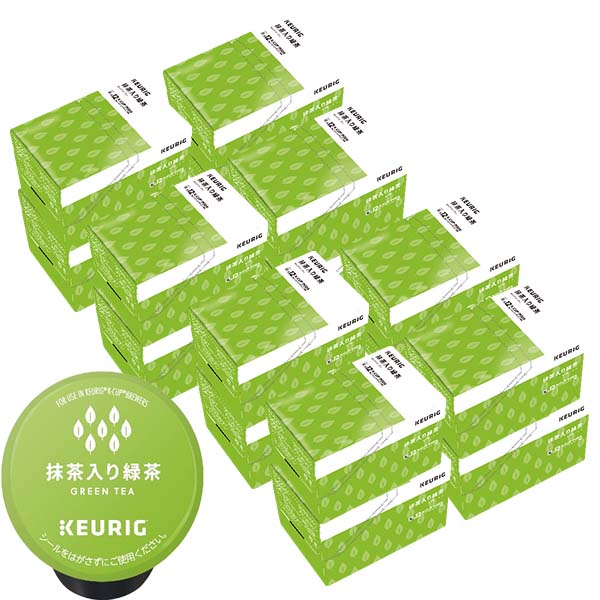 [送料無料] キューリグ Kカップ KEURIG K-Cup カプセルコーヒー カップス 抹茶入り緑茶 16箱(3g×192カプセル)【3~4営業日以内に出荷】 カプセルコーヒー コーヒーメーカー コーヒーカプセル お茶 まっちゃ