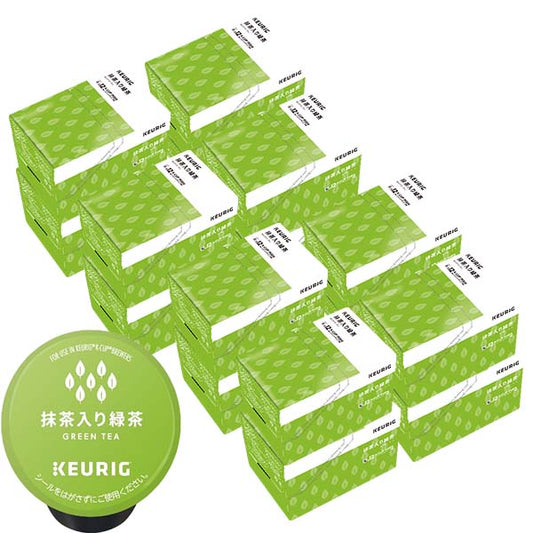 [送料無料] キューリグ Kカップ KEURIG K-Cup カプセルコーヒー カップス 抹茶入り緑茶 16箱(3g×192カプセル)【3~4営業日以内に出荷】 カプセルコーヒー コーヒーメーカー コーヒーカプセル お茶 まっちゃ
