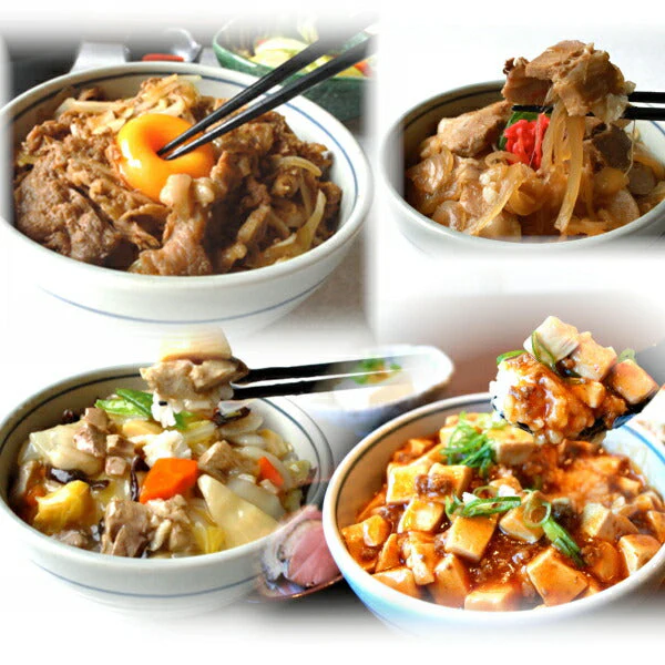 4種16食丼ぶりセット