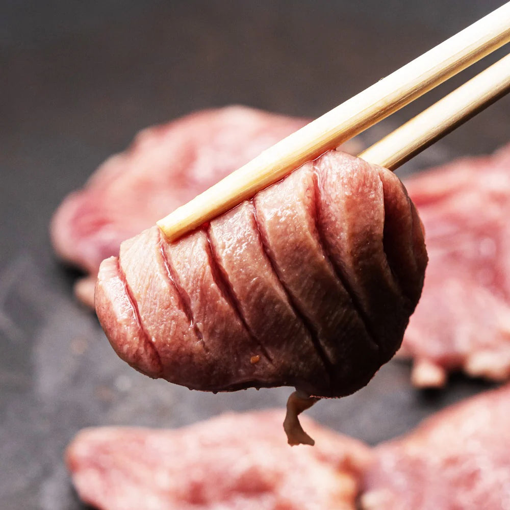 厚切り タン 500g×4pc 2kg 約5mm カット 厚切り豚タン バーベキュー BBQ タンスライス スリット入り ギフト クリスマス 年末年始 味付けタン 豚タン
