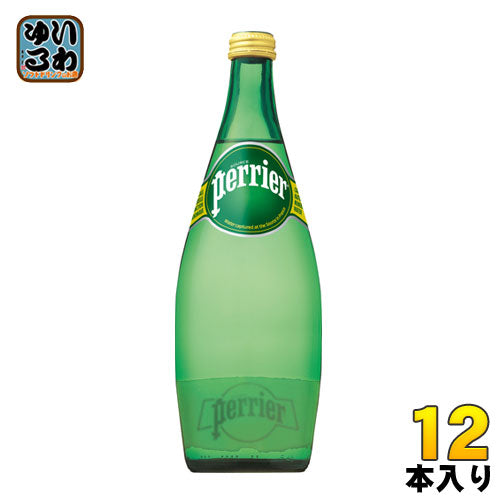 ペリエ 750ml 瓶 12本入 炭酸水 無糖 南フランス産