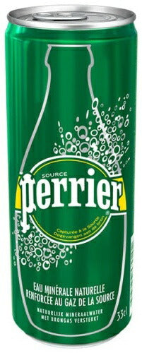 ペリエ 330ml 缶 48本 (24本入×2 まとめ買い) 炭酸水 無糖 飲み切り 南フランス産