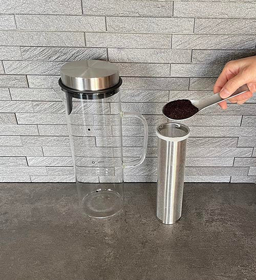 コールドブリューコーヒーボトル コーヒードリッパー 耐熱ガラス 水出しコーヒー 水出し緑茶 麦茶 コールドブリュー おしゃれ シンプル おうち時間