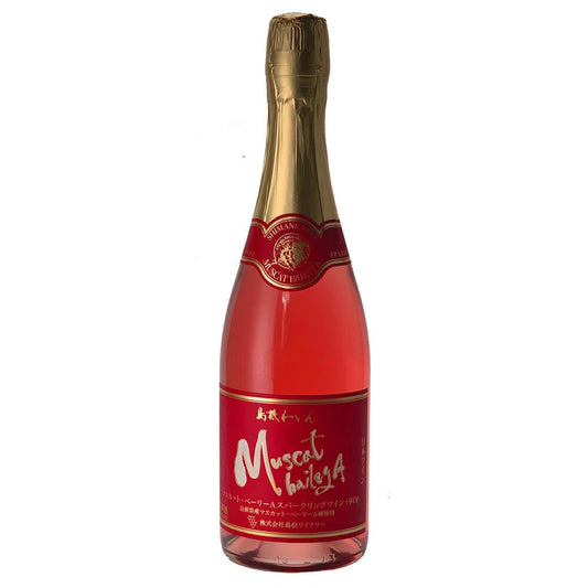 島根ワイナリー 「マスカット・ベーリーAスパークリングワイン 750ml」 (カートン付)