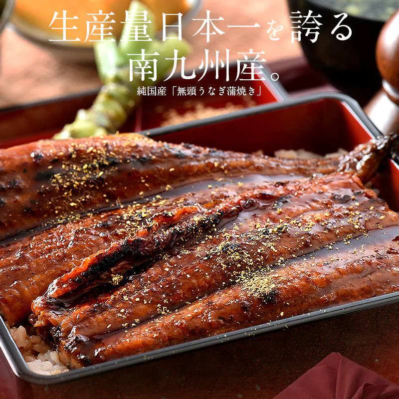 うなぎ 蒲焼き 無頭 国産 特大サイズ 約200g×2