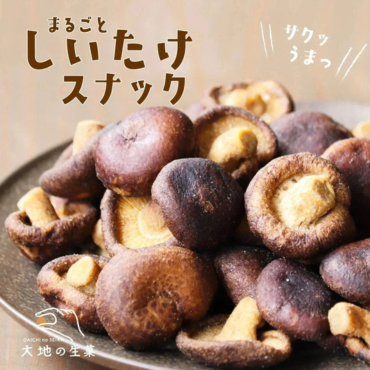 【190g】大地の生菓 まるごと しいたけスナック