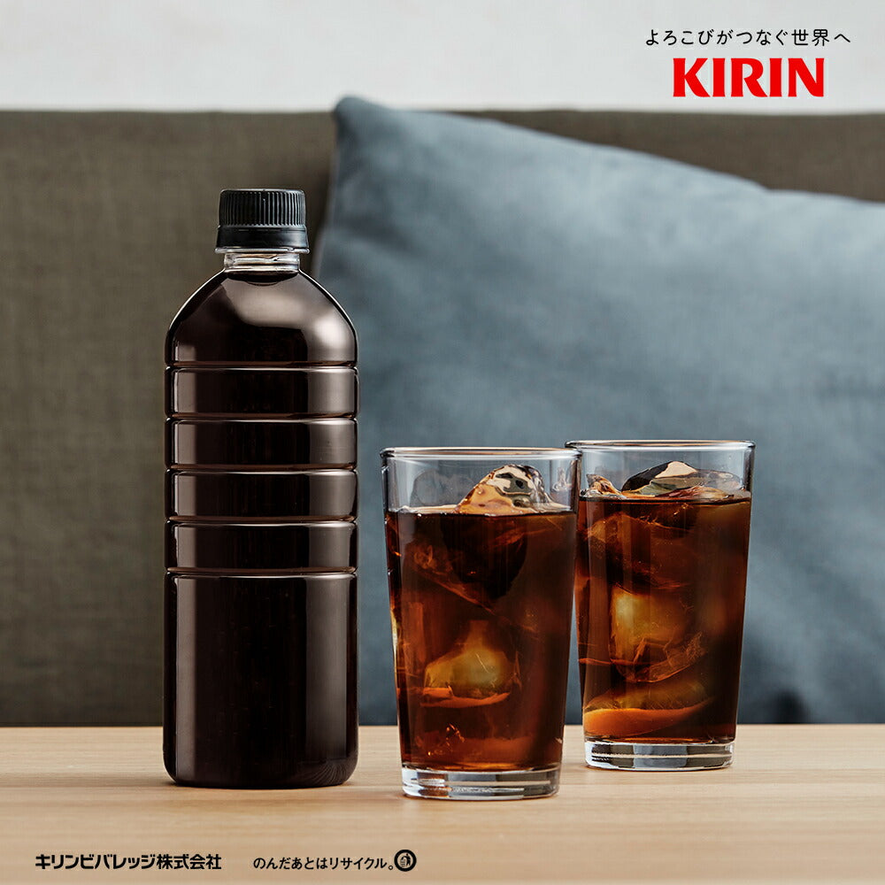 [送料無料] キリン ファイア ワンディ ブラック ラベルレスボトル 600mlPET×24本【3?4営業日以内に出荷】【エコ得】