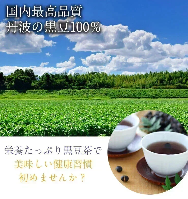 🩵黒豆茶 １００包／国産丹波産１００％／便利なティーパック／健康茶／香ばしくておいしい