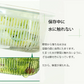 【ホワイト スリム】ザル付き保存容器 ベジマジシリーズ あらう 野菜保存容器 冷蔵庫 水切り 洗う ザル ボウル セット 蓋付き おしゃれ