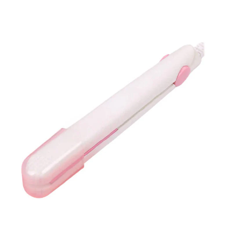 ミニヘアアイロン ホワイト ストレート カール 2way 旅行 持ち運び便利 コンパクト 携帯 中学生 高校生 ポイント消化 安い 可愛い ポーチに入るサイズ