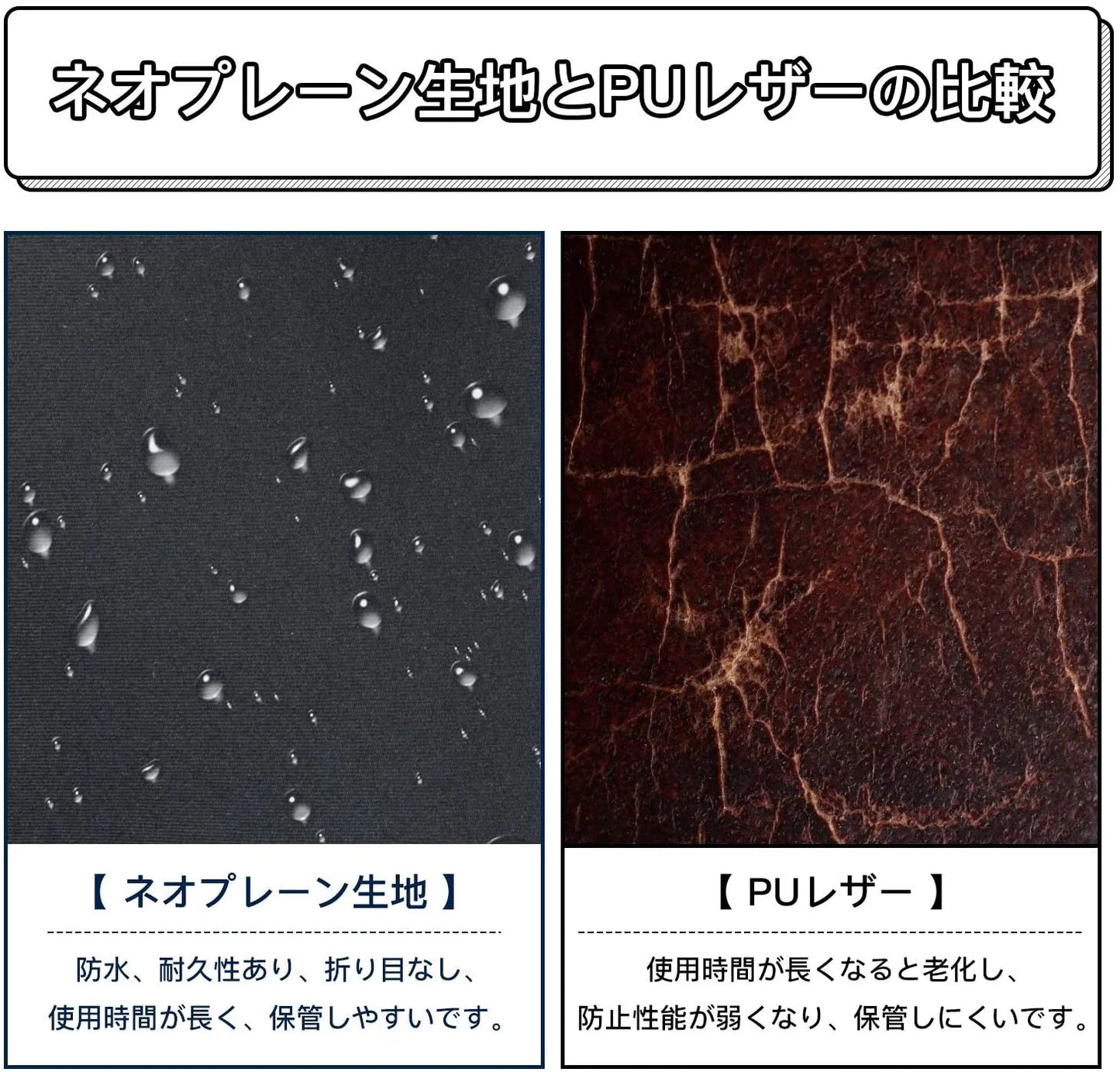 バイク用 ハンドルカバー ハンドルウォーマー ネオプレーン ポケット 反射ストラップ付き 防寒 防水 防風対策汎用(w093)