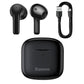即納商品 正規品 ワイヤレスイヤホン BASEUS Bluetooth 5.3 ブルートゥースイヤホン 耳掛け型 軽量 高音質 正規品 安心保証 簡単ペアリング 急速充電対応 IP64防水仕様 w050B(ブラック)
