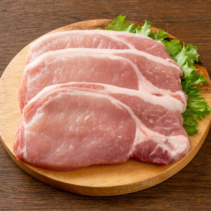 【1.5kg(300g×5)】厚切り三元豚 ロースステーキ(計10枚) | 穀物肥育で丁寧に育てられたフィンランド産三元豚！成長促進剤、抗菌性物質不使用/小分けパック