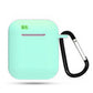 airpods1 クリア airpods2 対応 エアーポッズ エアポッツ 1/2 ケース カバー シリコン かわいい キズ防止 耐衝撃 全面保護 紛失防止 8色あり