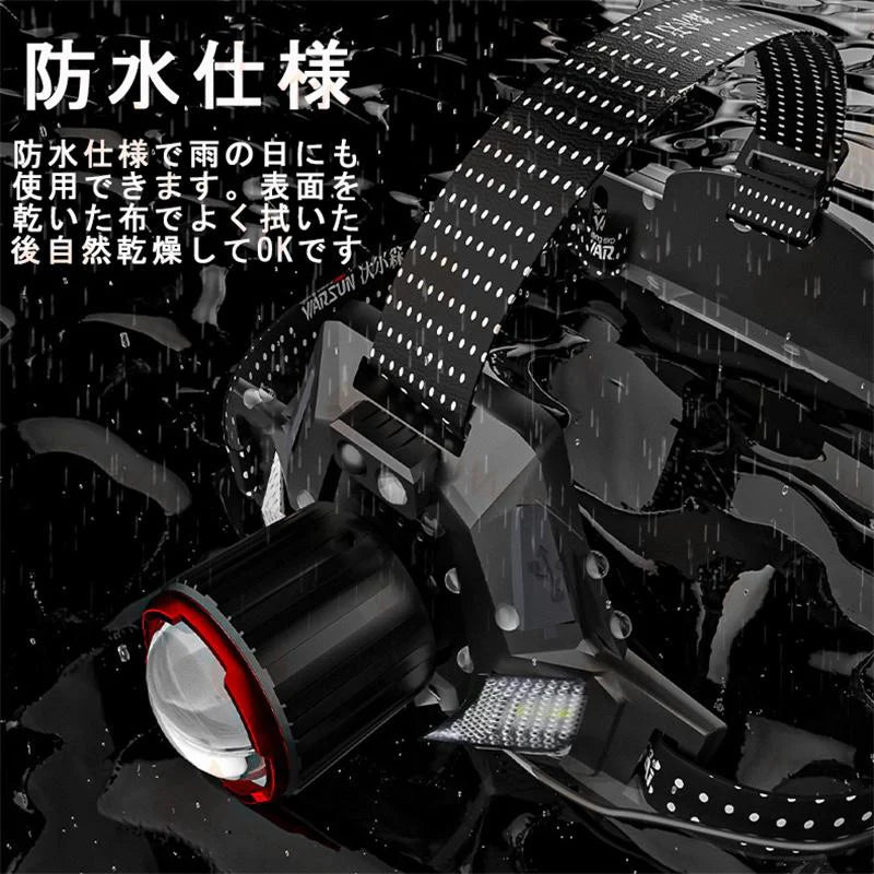 センサー付き　LEDヘッドライト USB充電式 人感センサー機能 長時間点灯　残量表示ランプ付き　90度角度調整可 IPX45 釣りライト　防水 超軽量 防災 登山 キャップ　夜釣り 作業 アウトドア用