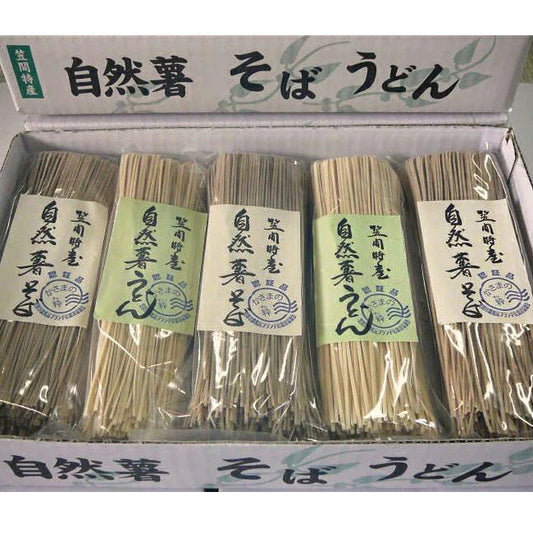 【笠間市名産品】自然薯そば・うどんセット
