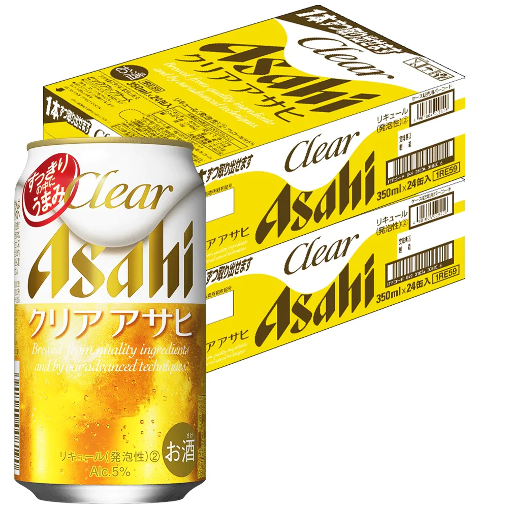 【タイムセール】アサヒ クリアアサヒ 350ml×2ケース/48本 【最安値に挑戦】
