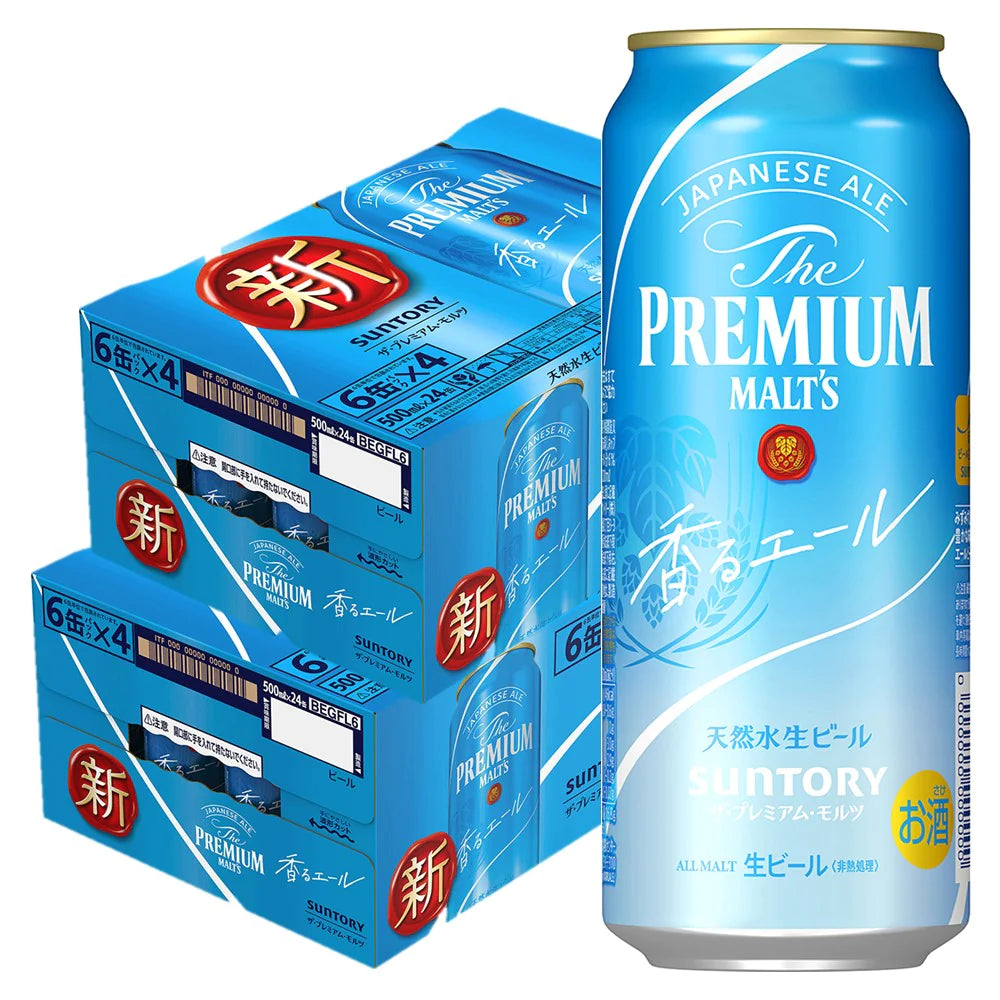 【送料無料】サントリー ザ・プレミアムモルツ 香るエール 500ml×2ケース【premiumstp03】【北海道・沖縄県・東北・四国・九州地方は必ず送料が掛かります。】