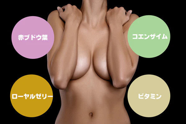 エンジェルボム(Angel Bom)【コエンザイムQ10ビタミンなど23種類成分配合　バストサプリ　2大バスト成分凝縮　美ボディ】