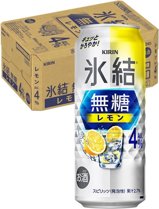 キリン 氷結 無糖レモン 4％ 500ml×1ケース/24本