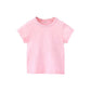 半袖 ピンク 180 Tシャツ 100％綿 無地 ジュニア レディース メンズ 男女兼用 160 170 180 コットン 吸汗速乾 中学生 高校生 大人 普段着 カジュアル トップス 洗い替え 白T
