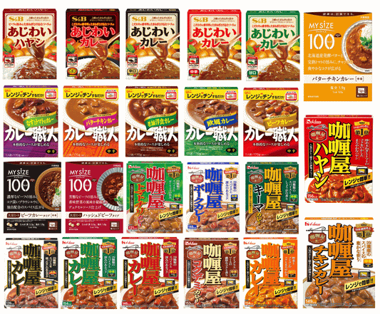 【レトルト】ハウス エスビー グリコ 大塚食品 四大メーカーレトルトカレー20食 セット あじわいカレー カリー屋カレー カレー職人 関東圏送料無料