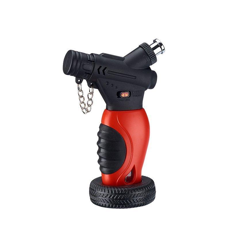 当日発送 ライター 葉巻ライター 直噴ターボライター ガス 注入式 ジェットライター 防風 充填式 ろうそくアウトドアトーチ ライター キャンプ 火起こし w224A(シルバー)