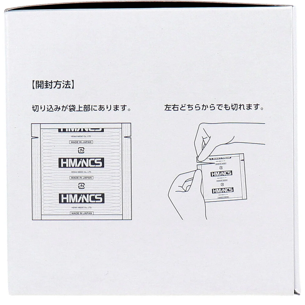 平和メディク 日本製工業用綿棒 HMINCS ミンクス スリム水滴型タイプ SW801 25本X100シート入り