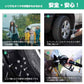 タイヤ 空気圧モニター 空気圧センサー 空気圧監視システム アラーム 警報 ソーラー充電 USB充電 ワイヤレス 4輪用 振動感知 多車種対応 配線不要