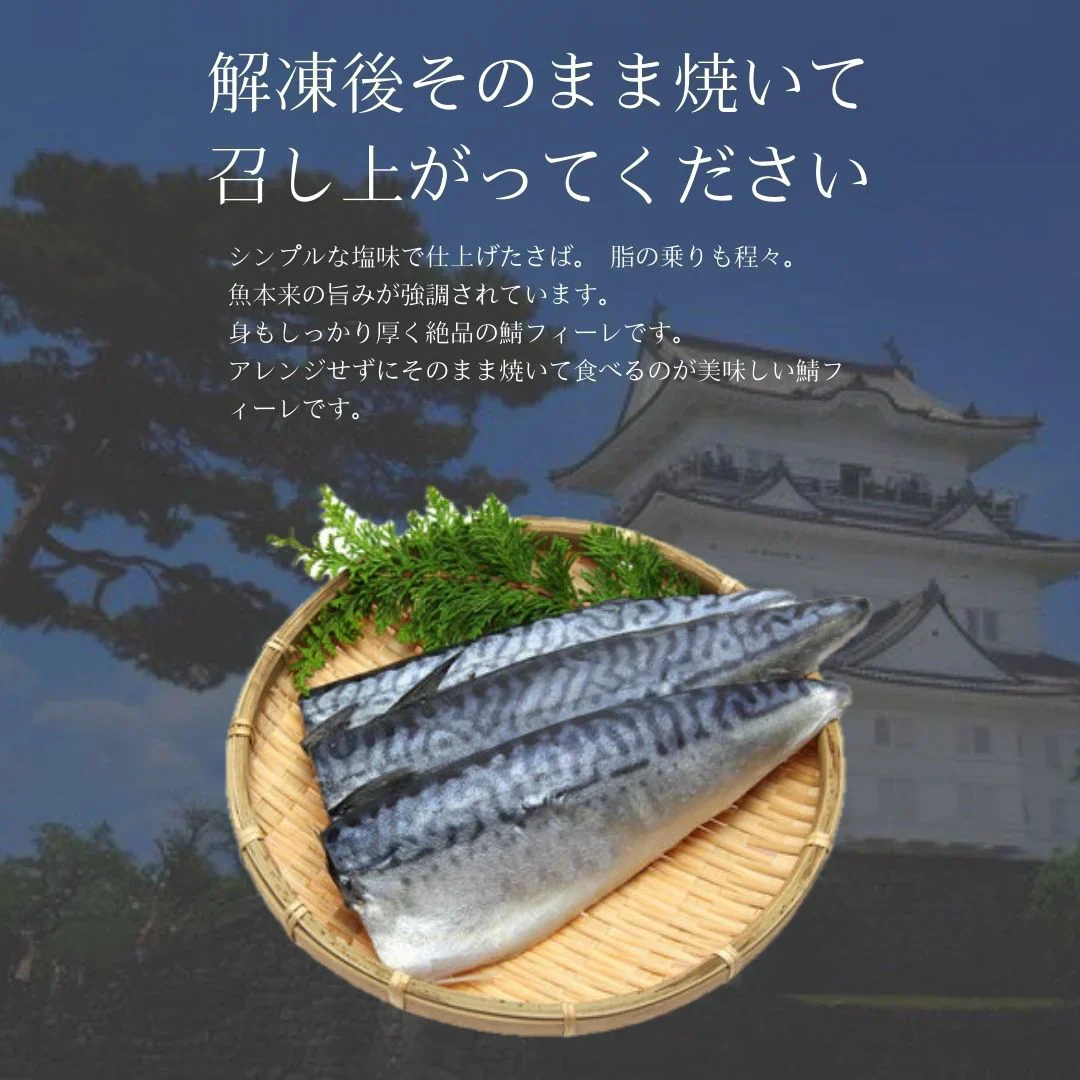 半身サバフィーレ 17枚 小田原「山安」鯖 肉厚 朝食 おかず 魚 干物 和食 切り身 簡単調理