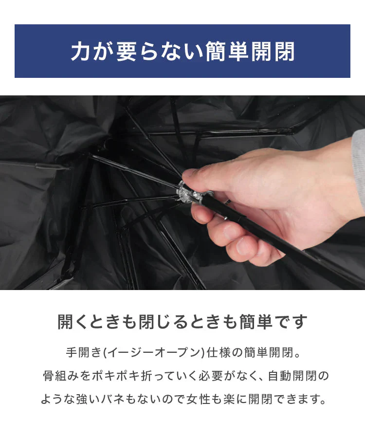 【ネイビー】折りたたみ傘 日傘 折りたたみ 軽量 UVカット 遮光 遮熱 撥水 晴雨兼用 雨傘 傘 おしゃれ 8本骨 レディース メンズ 紫外線対策 シンプル