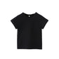 半袖 Tシャツ 黒 110cm 100％綿 無地 子供 キッズ 100 110 120 130 140 150 コットン 吸汗速乾 幼稚園 小学校 体育 体操着 発表会 運動会 ダンス 洗い替え 白 黒シャツ