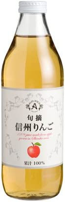 アルプス 旬摘りんごストレートジュース 1L×6本