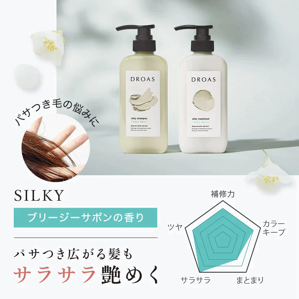 DROAS ドロアス シャンプー / トリートメント 詰め替えセット_シルキーセット