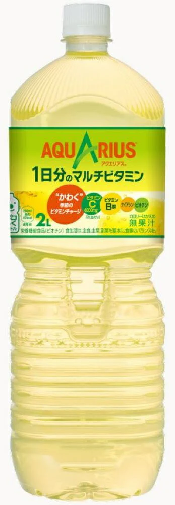 【送料無料】コカ コーラ アクエリアス 1日分のマルチビタミン 2000ml 2L×12本/2ケース