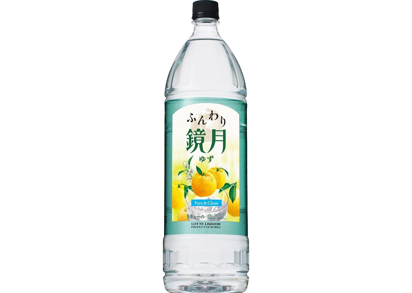 サントリー ふんわり鏡月 ゆず 1800ml 1.8L 1本 【ご注文は2ケース（12本）まで1個口配送可能です】