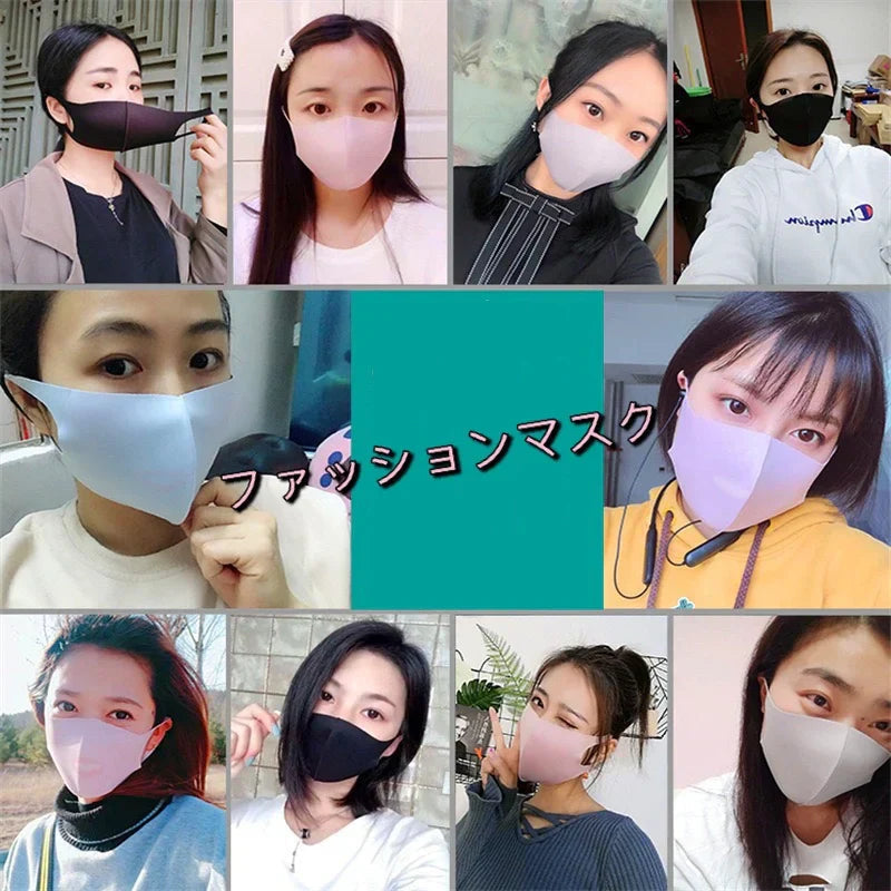 【ランダム発送】スポーツ マスク 3枚組・呼吸しやすい 繰り返し 洗える スポーツ マスク 男子 女性 ファンション おしゃれ マスク 大人 子供 キッズ 個包装 5色 (3枚)