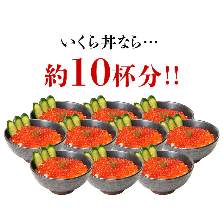 【タイムセール】最安値に挑戦！紅鮭いくら 醤油漬け 500g(250g×2P) イクラ いくら さけ 鮭 サケ 小分け 海鮮 丼 軍艦 手巻き 寿司 ちらし ikura 送料無料 冷凍便 お取り寄せグルメ 食品 ギフト 海鮮