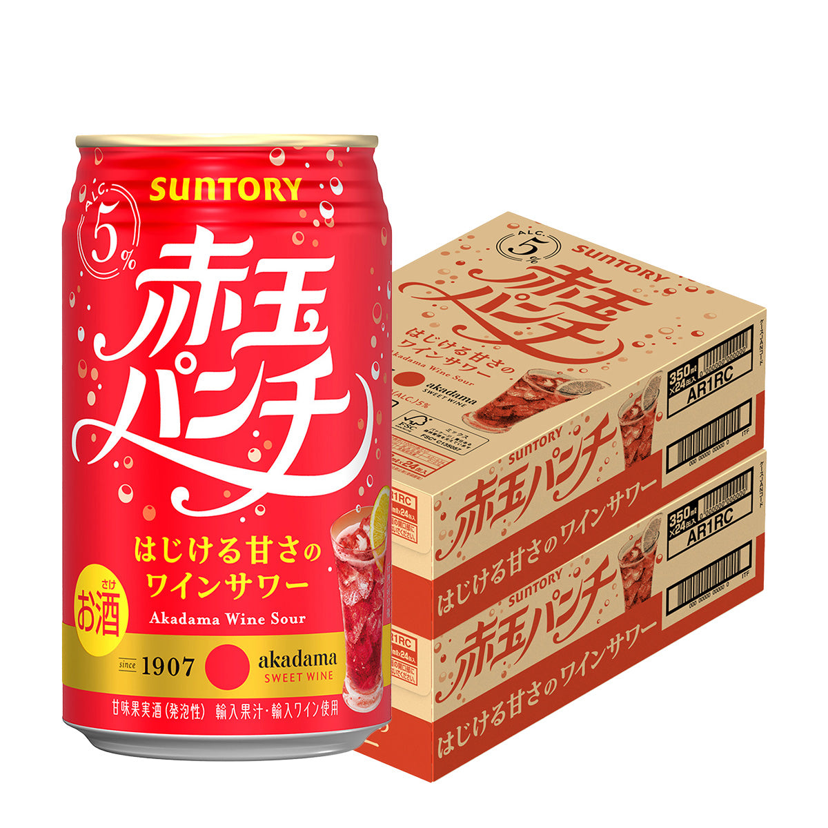 【送料無料】サントリー 赤玉パンチ 350ml×２ケース/48本【北海道・東北・四国・九州・沖縄県は必ず送料がかかります】