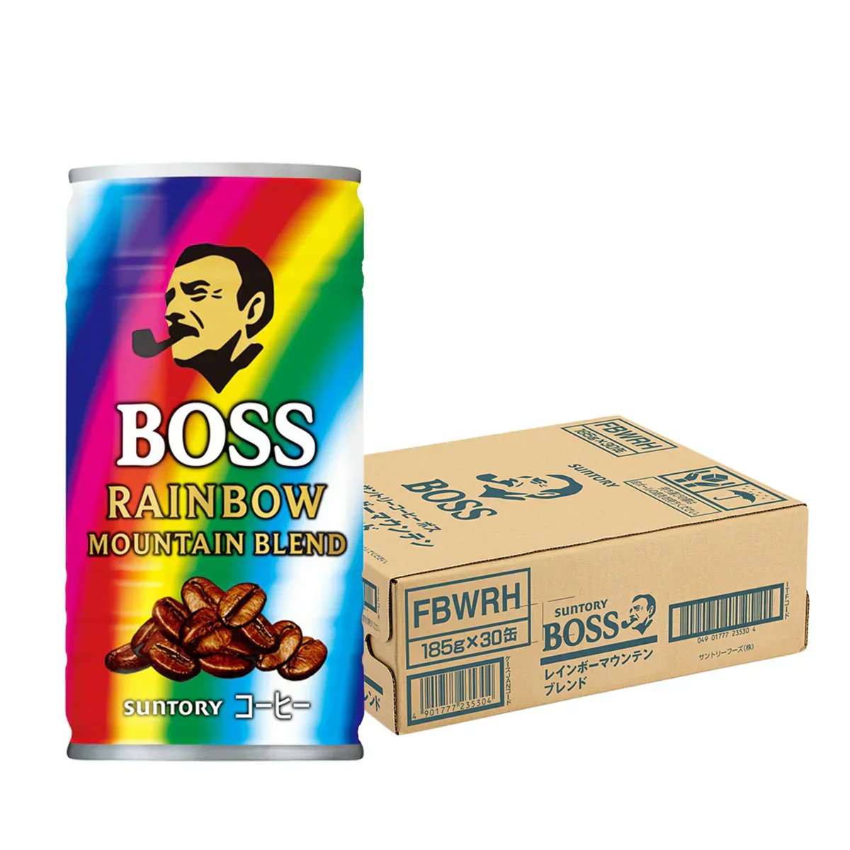 サントリー BOSS ボス レインボーマウンテン 185ml×1ケース/30本【ご注文は3ケースまで同梱可能です】