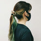 雅-miyabi-  シュシュ（緑　唐花）【数量限定】【二重包装不可】