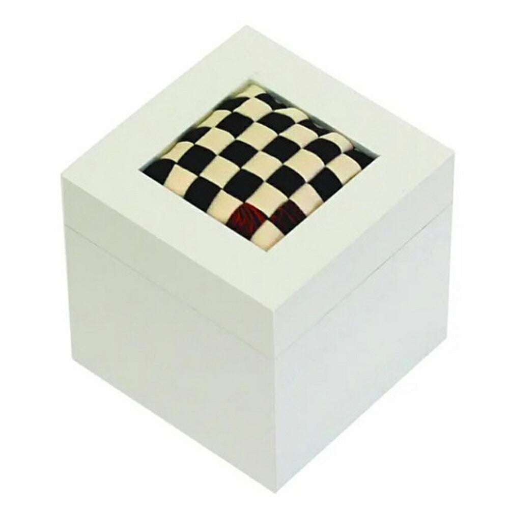 【3人シェア買いでお得】CUBE雅ーmiyabiー白・癒しのアロマinterior（メッシュ・クリーム系）【数量限定】【二重包装不可】