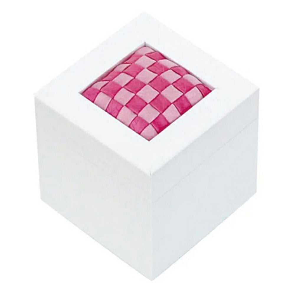 【3人シェア買いでお得】CUBE雅ーmiyabiー白・癒しのアロマinterior（メッシュ・ピンク系）【数量限定】【二重包装不可】